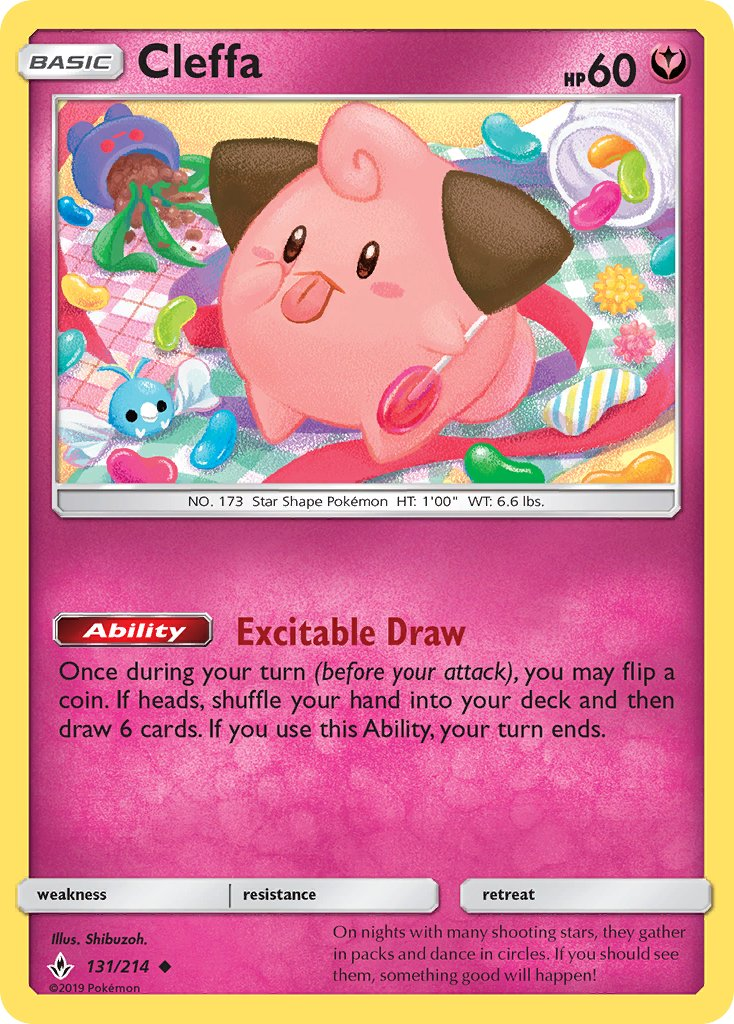 Cleffa Pokémon card
