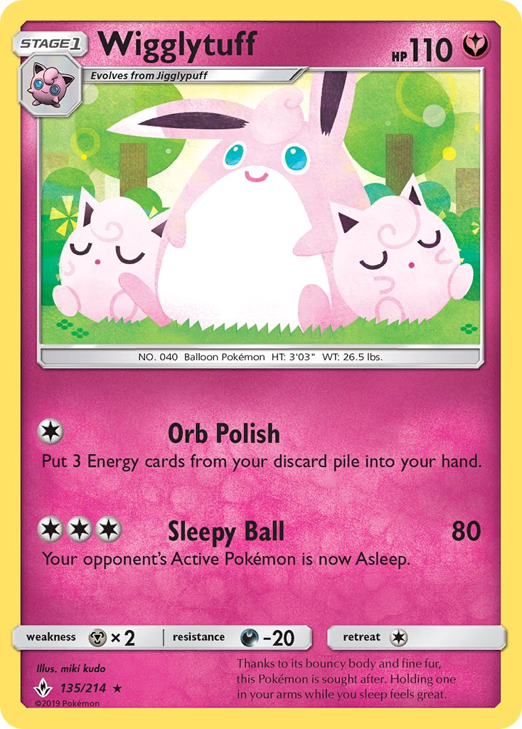 Wigglytuff Pokémon card