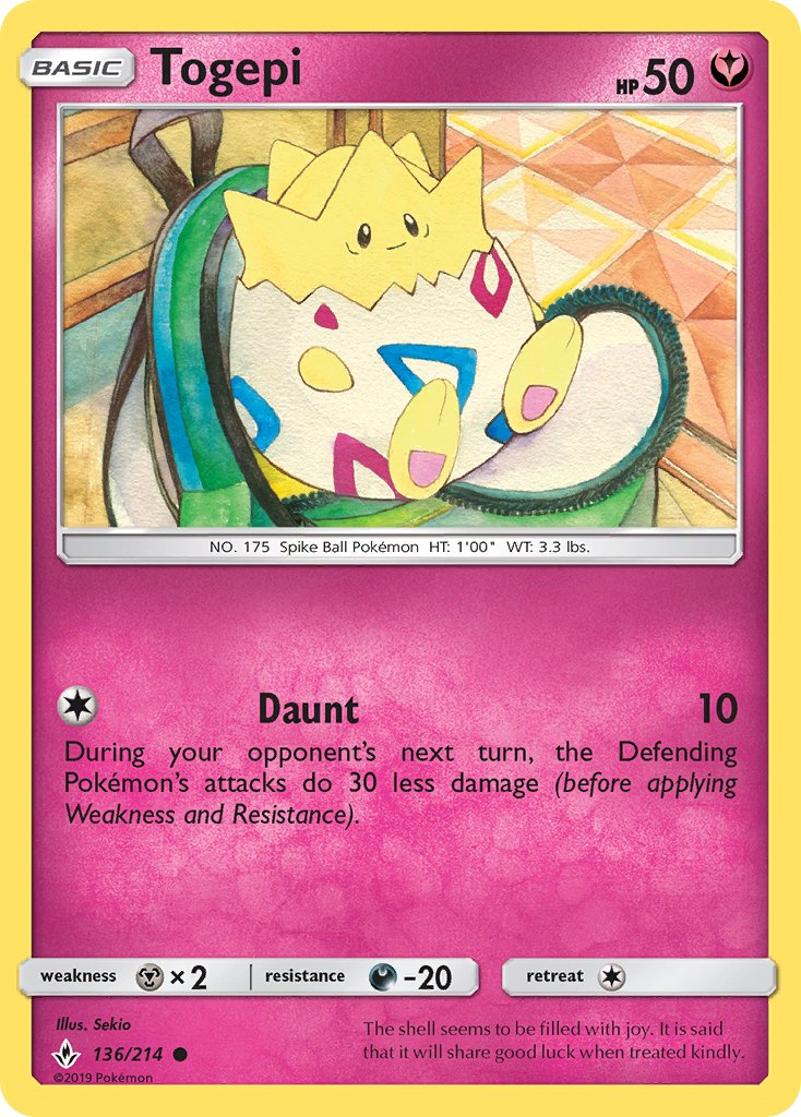 Togepi Pokémon card