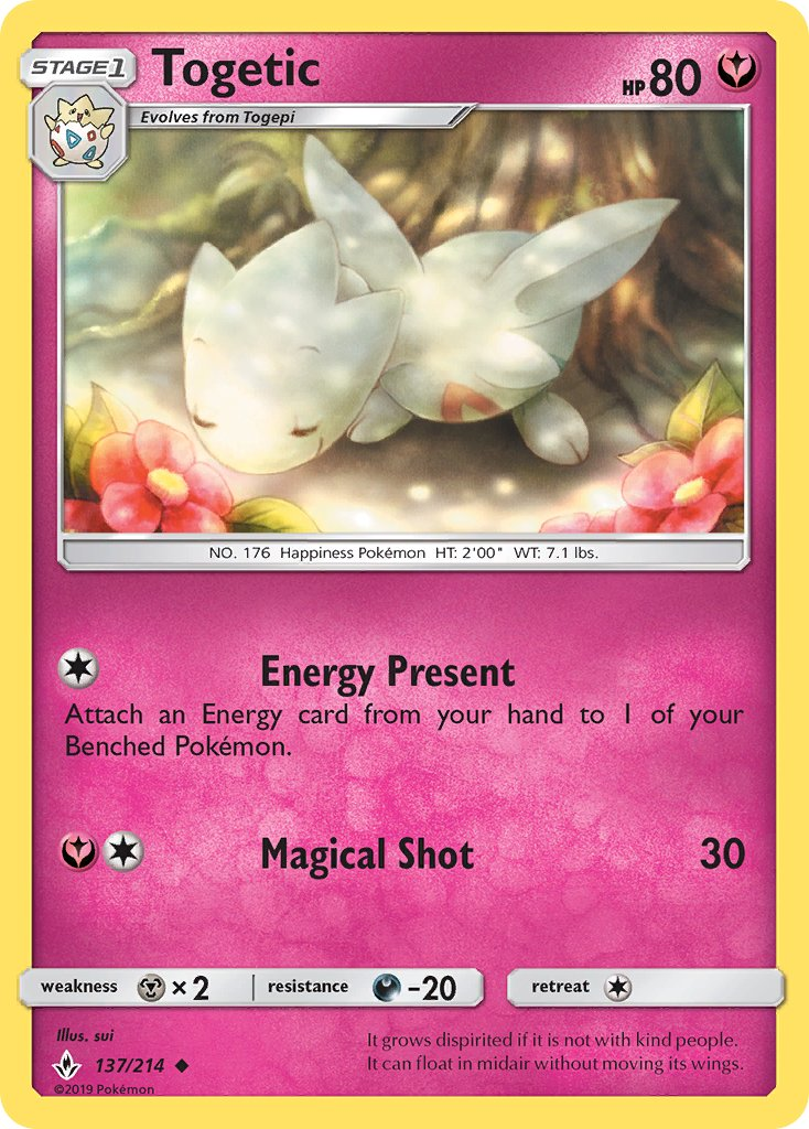 Togetic Pokémon card