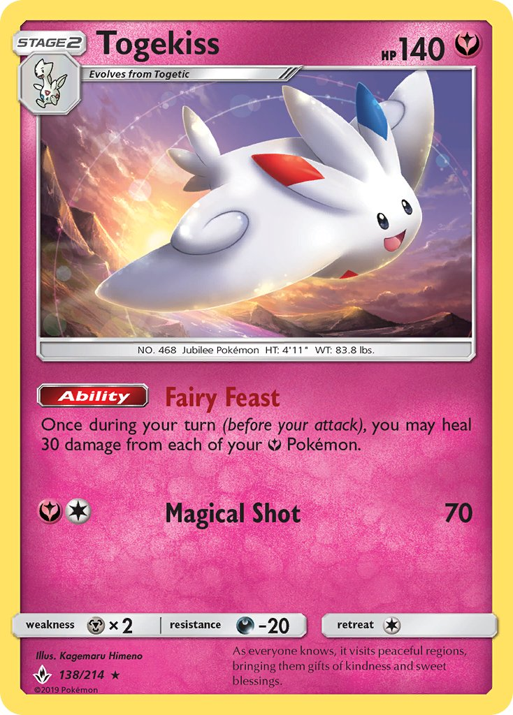 Togekiss Pokémon card