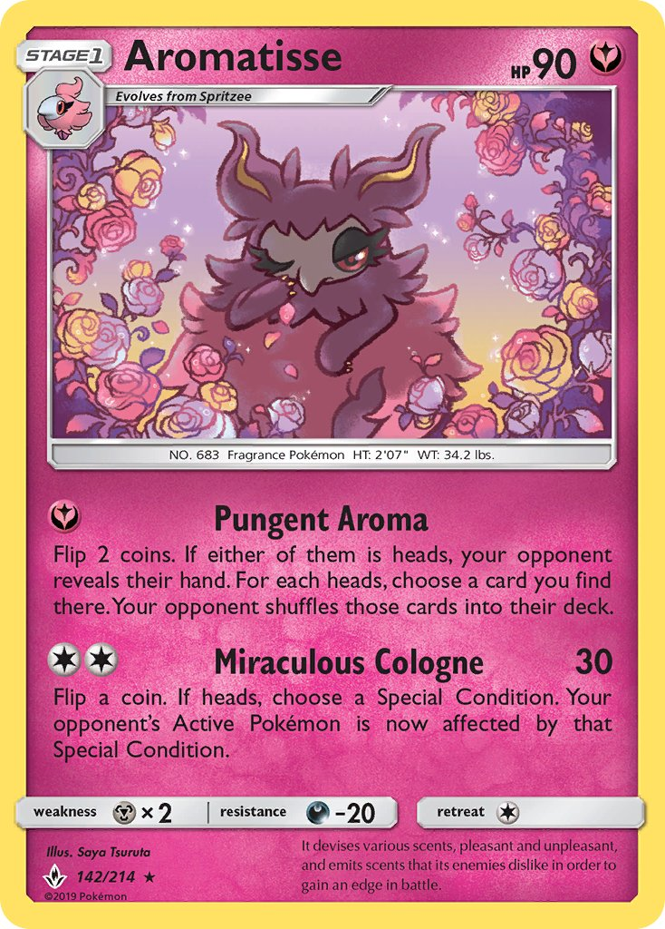 Aromatisse Pokémon card