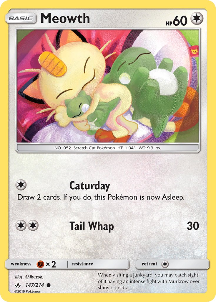 Meowth Pokémon card