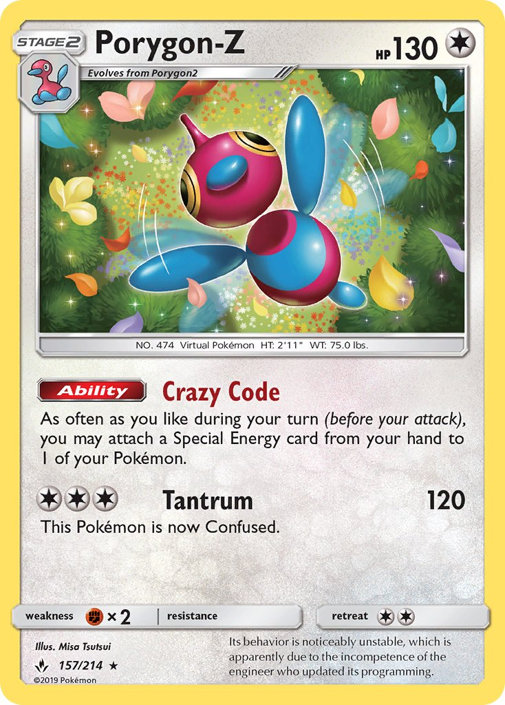 Porygon-Z Pokémon card