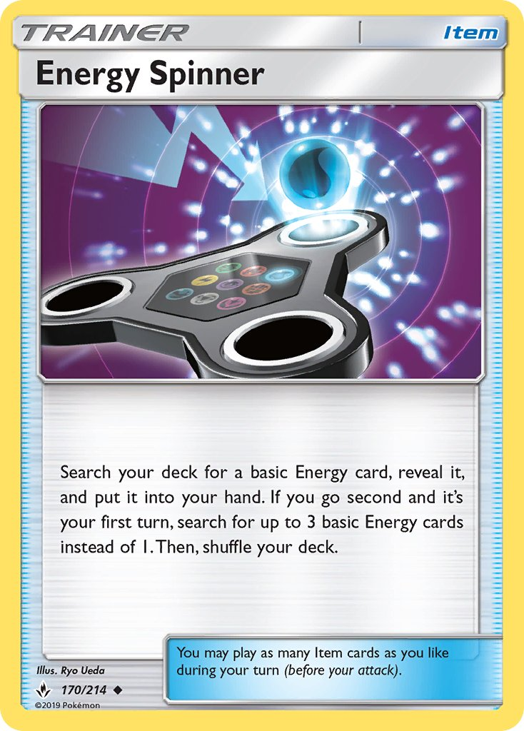Energy Spinner Pokémon card