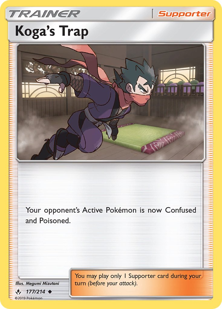 Koga's Trap Pokémon card