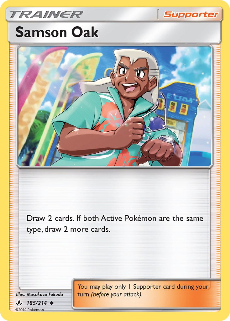 Samson Oak Pokémon card