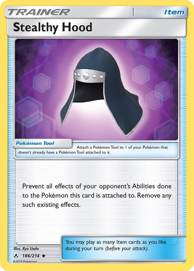 Stealthy Hood Pokémon card