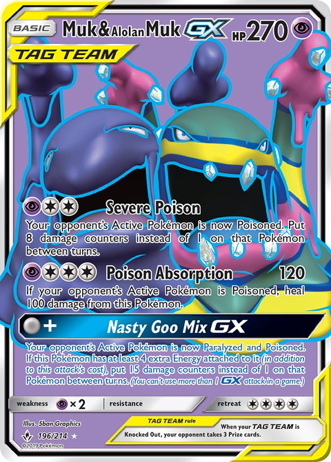 Muk & Alolan Muk Tag Team GX