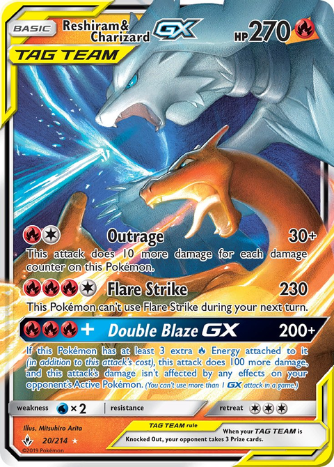 Reshiram & Charizard Tag Team GX