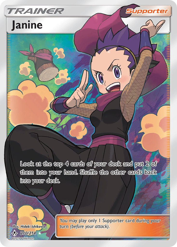 Janine Pokémon card