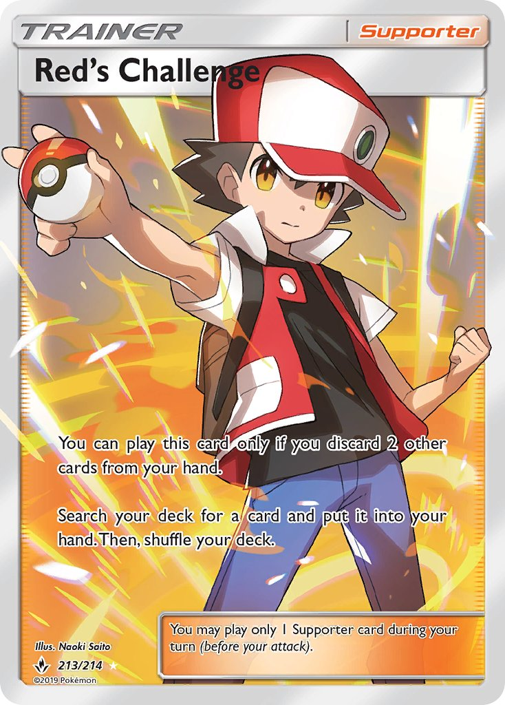 Red's Challenge Pokémon card