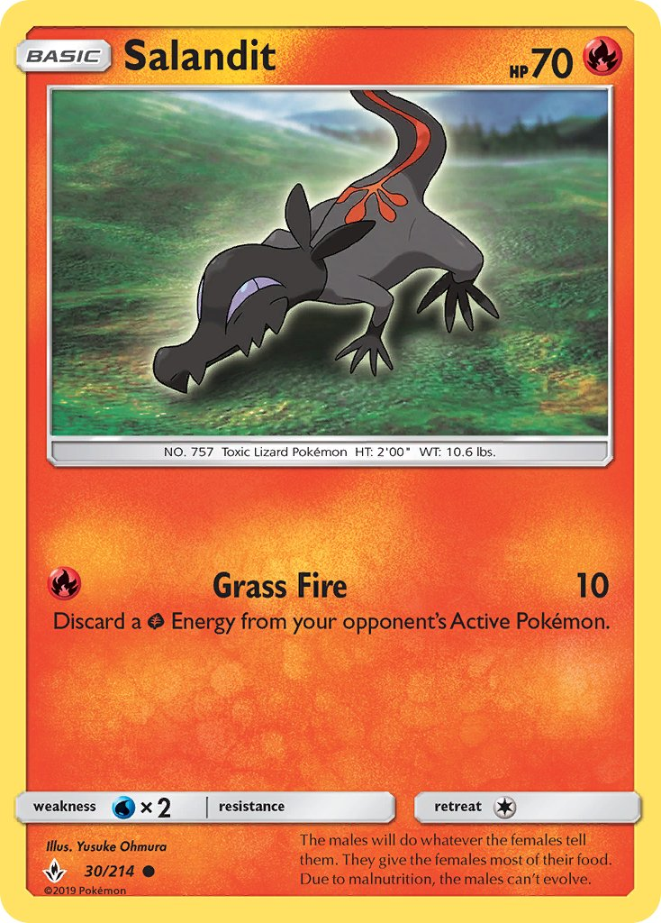 Salandit Pokémon card