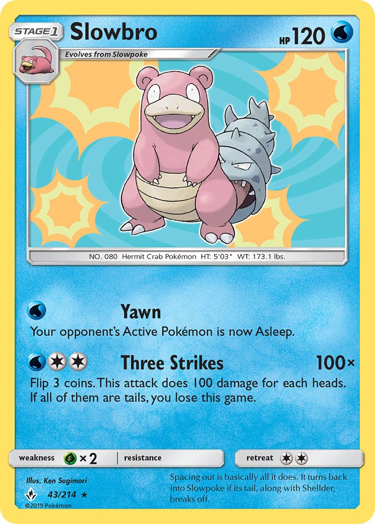 Slowbro Pokémon card