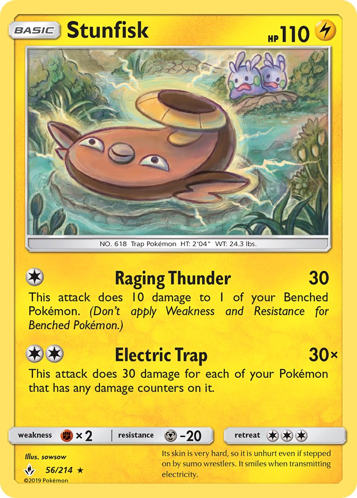 Stunfisk Pokémon card
