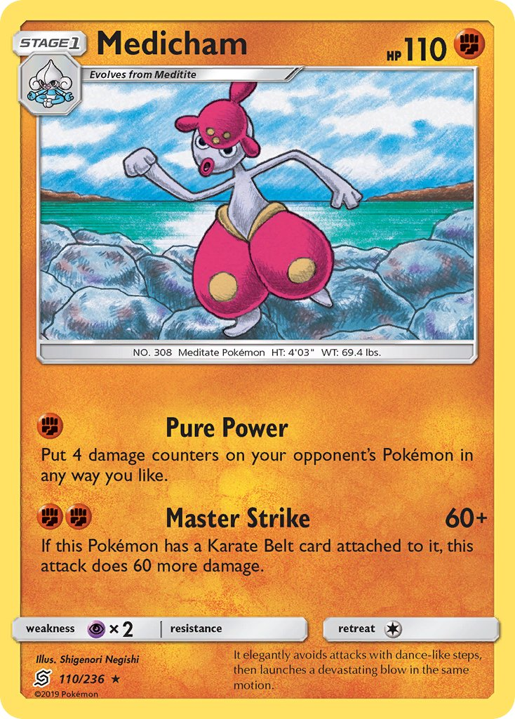Medicham Pokémon card