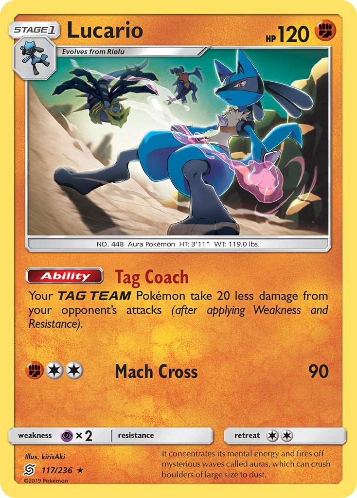 Lucario Pokémon card