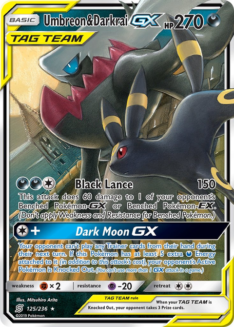 Umbreon & Darkrai Tag Team GX