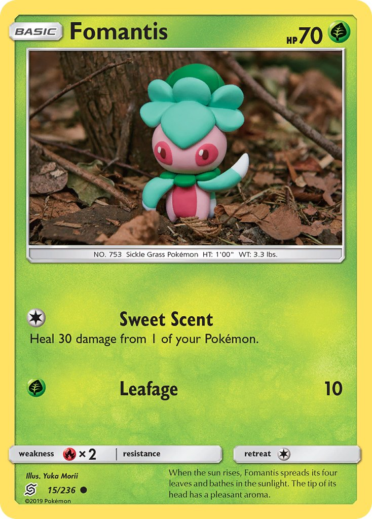 Fomantis Pokémon card