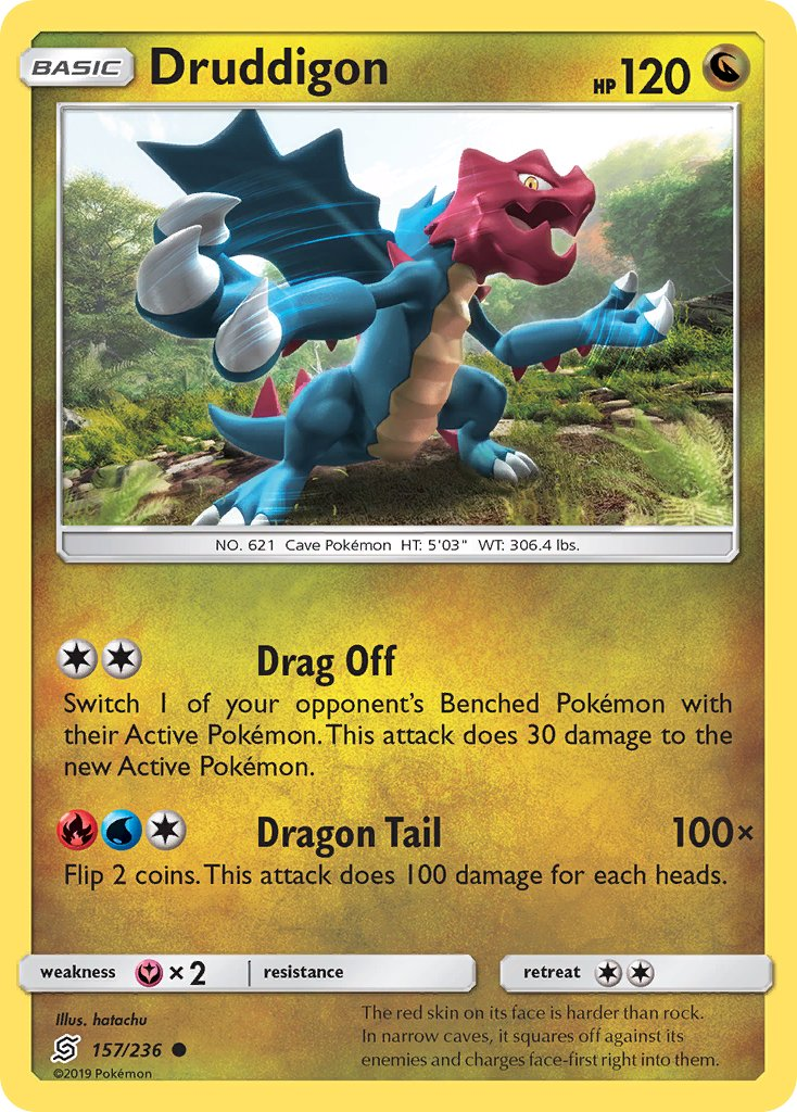 Druddigon Pokémon card