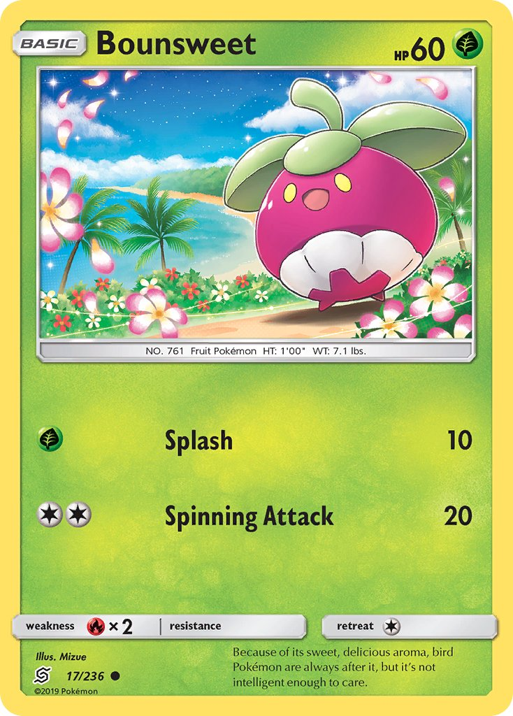 Bounsweet Pokémon card