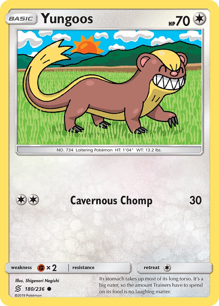 Yungoos Pokémon card