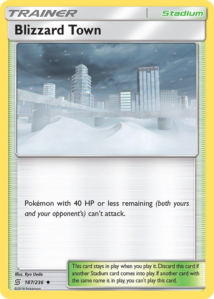 Blizzard Town Pokémon card