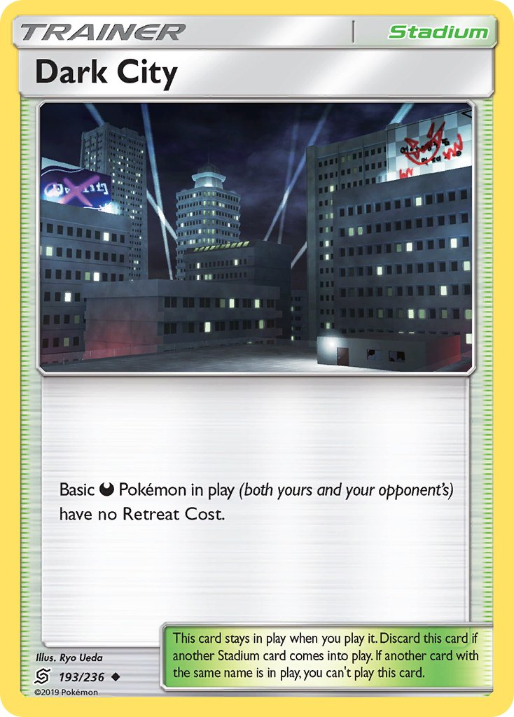 Dark City Pokémon card