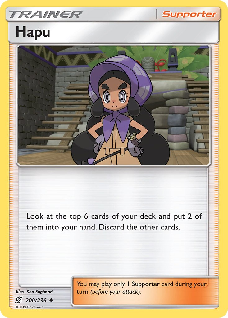 Hapu Pokémon card