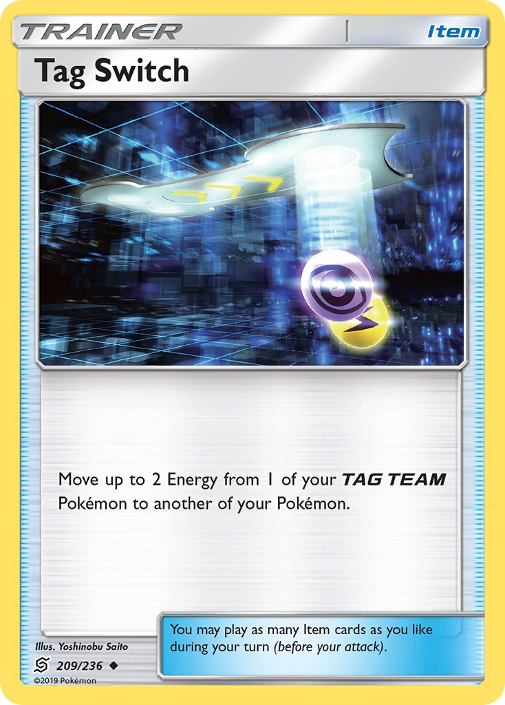 Tag Switch Pokémon card