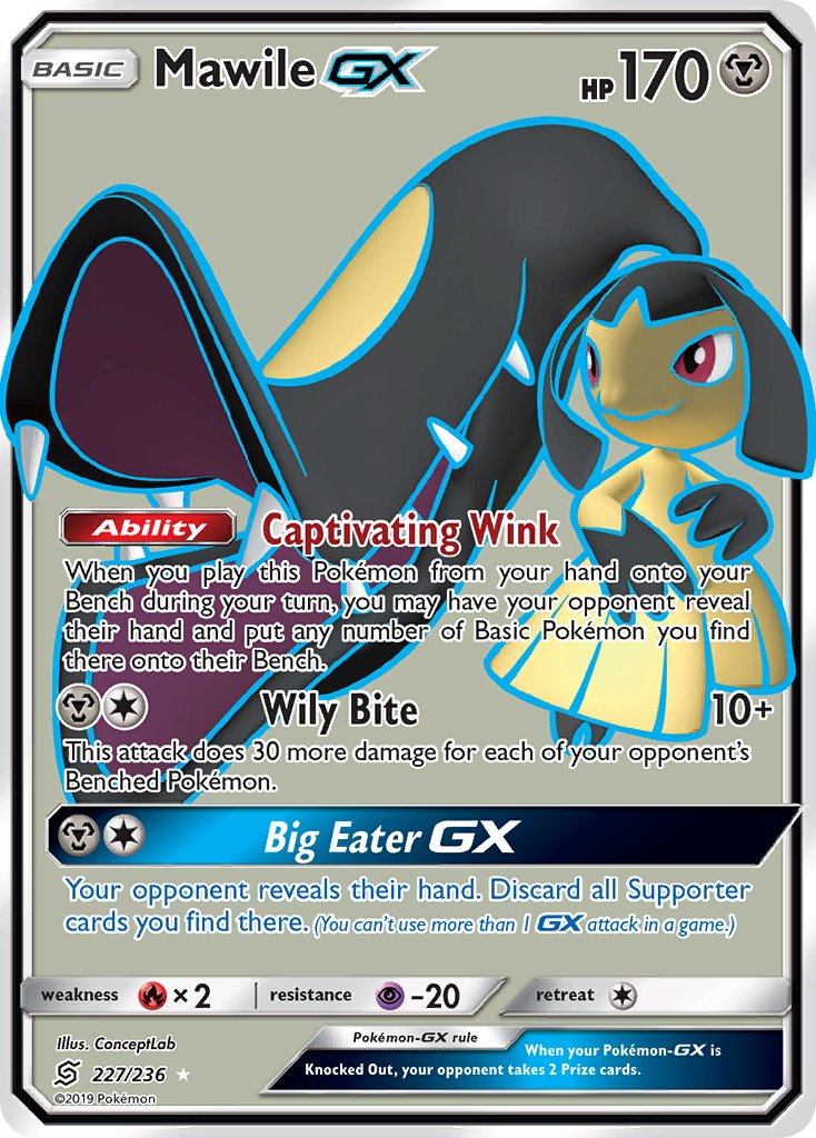 Mawile GX Pokémon card