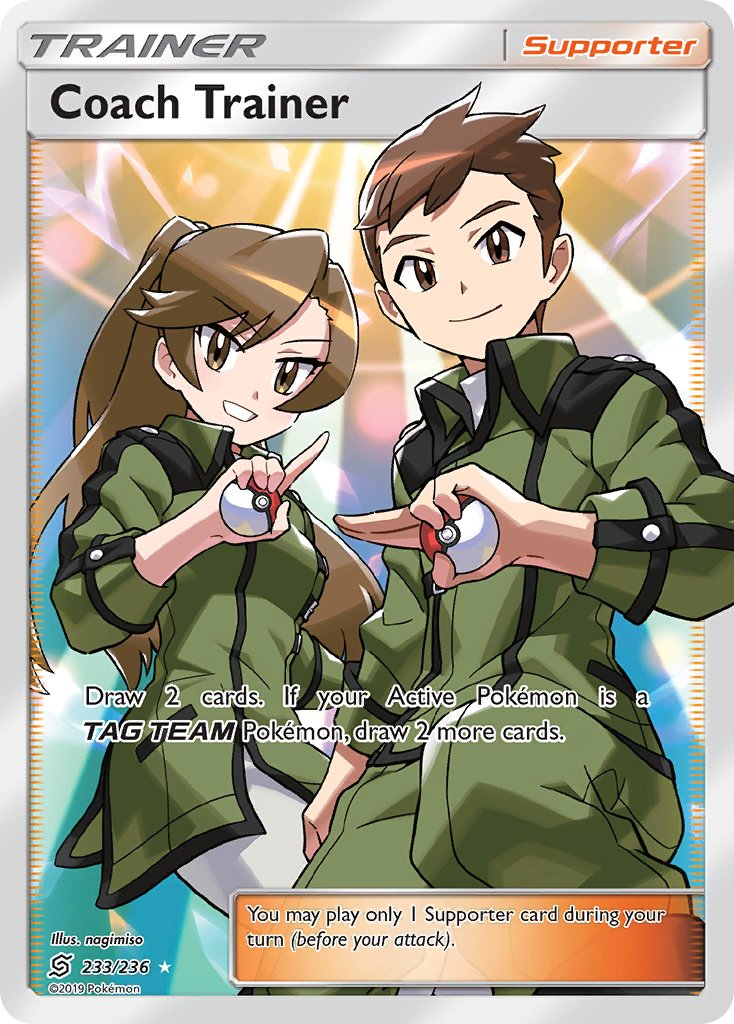 Coach Trainer Pokémon card