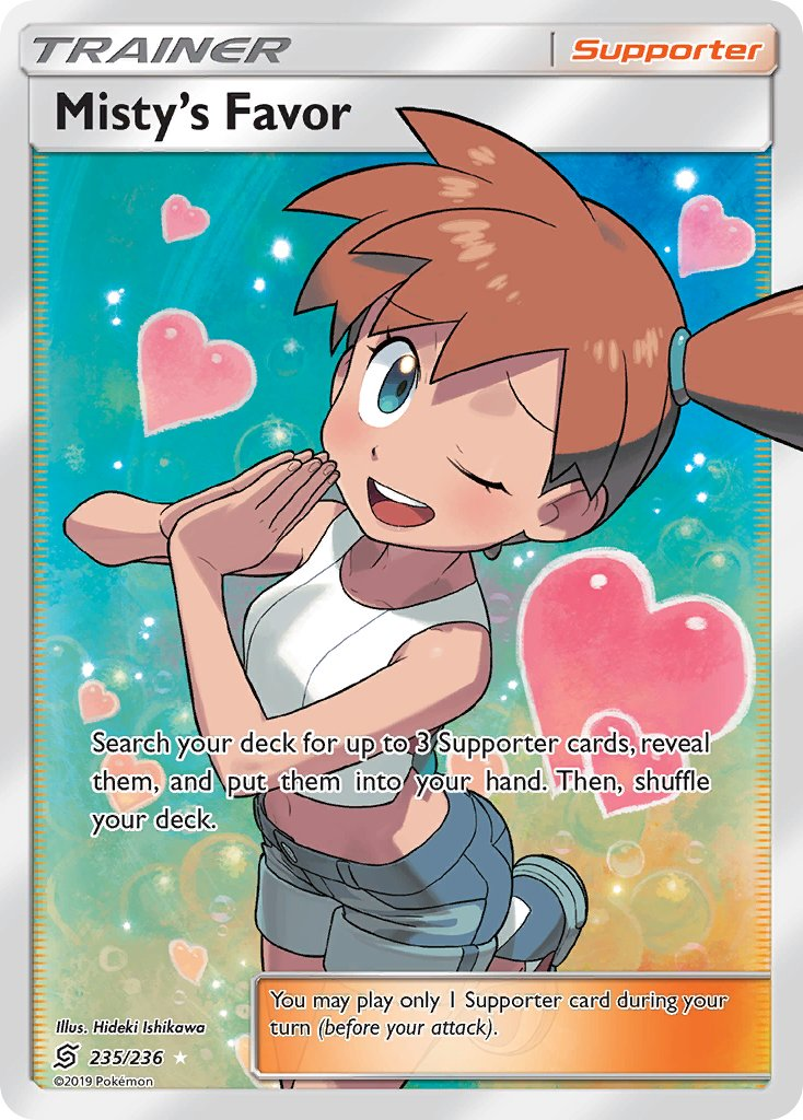 Misty's Favor Pokémon card