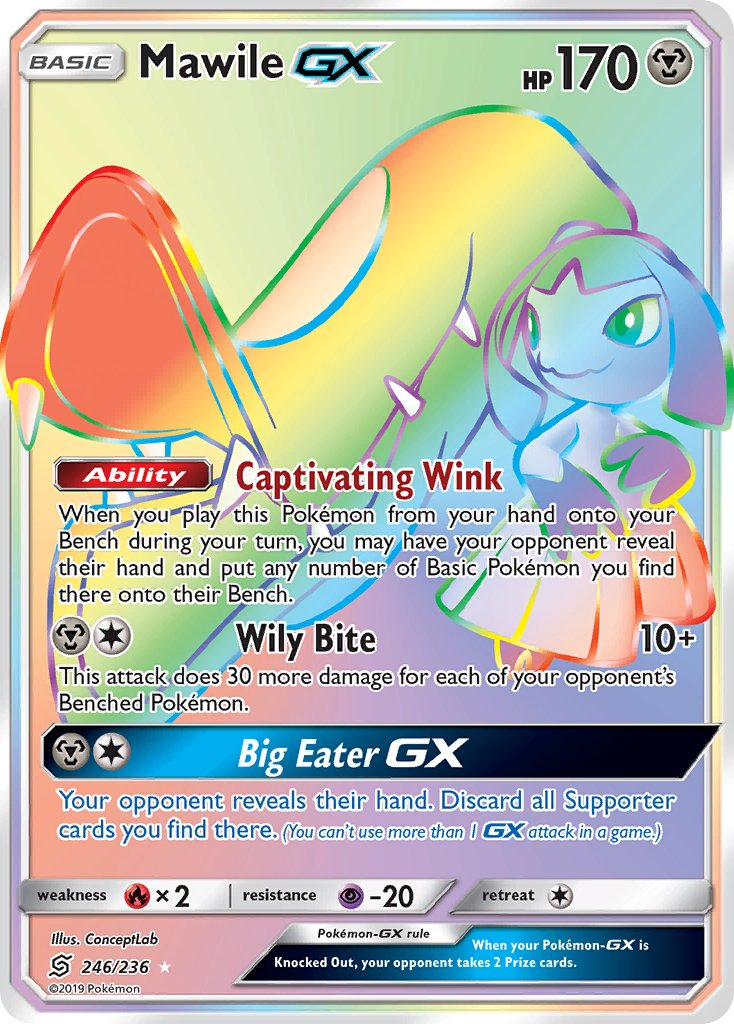 Mawile GX Pokémon card