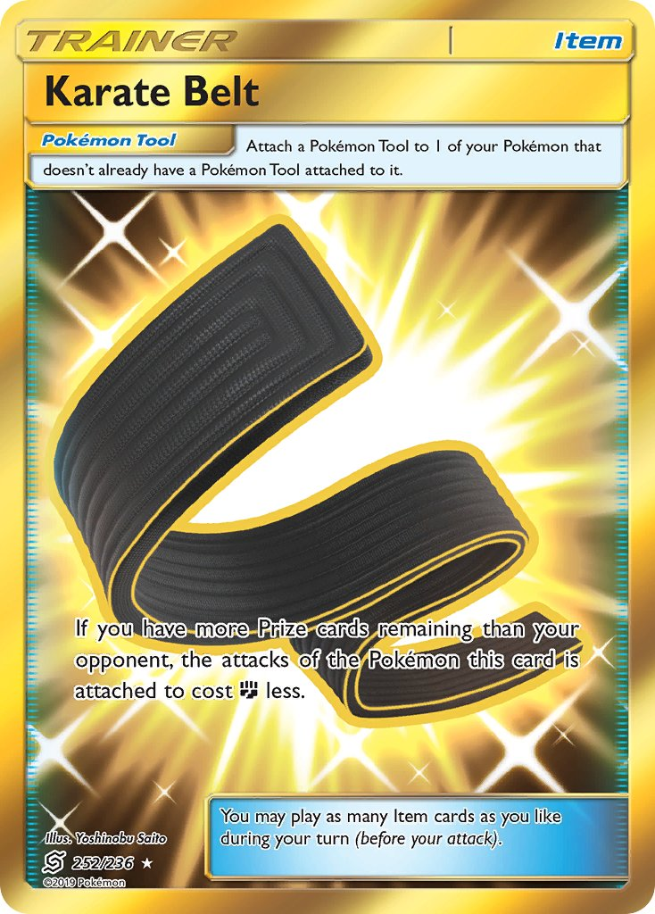 Karate Belt Pokémon card