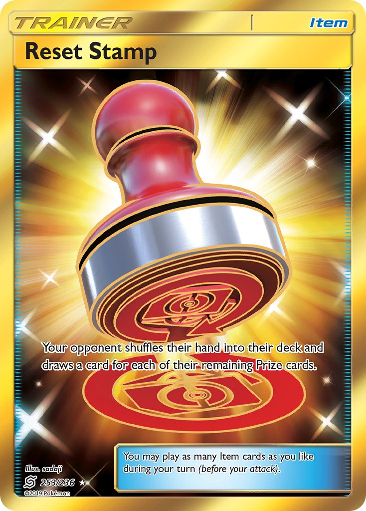 Reset Stamp Pokémon card
