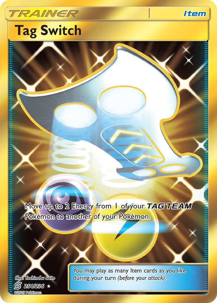 Tag Switch Pokémon card