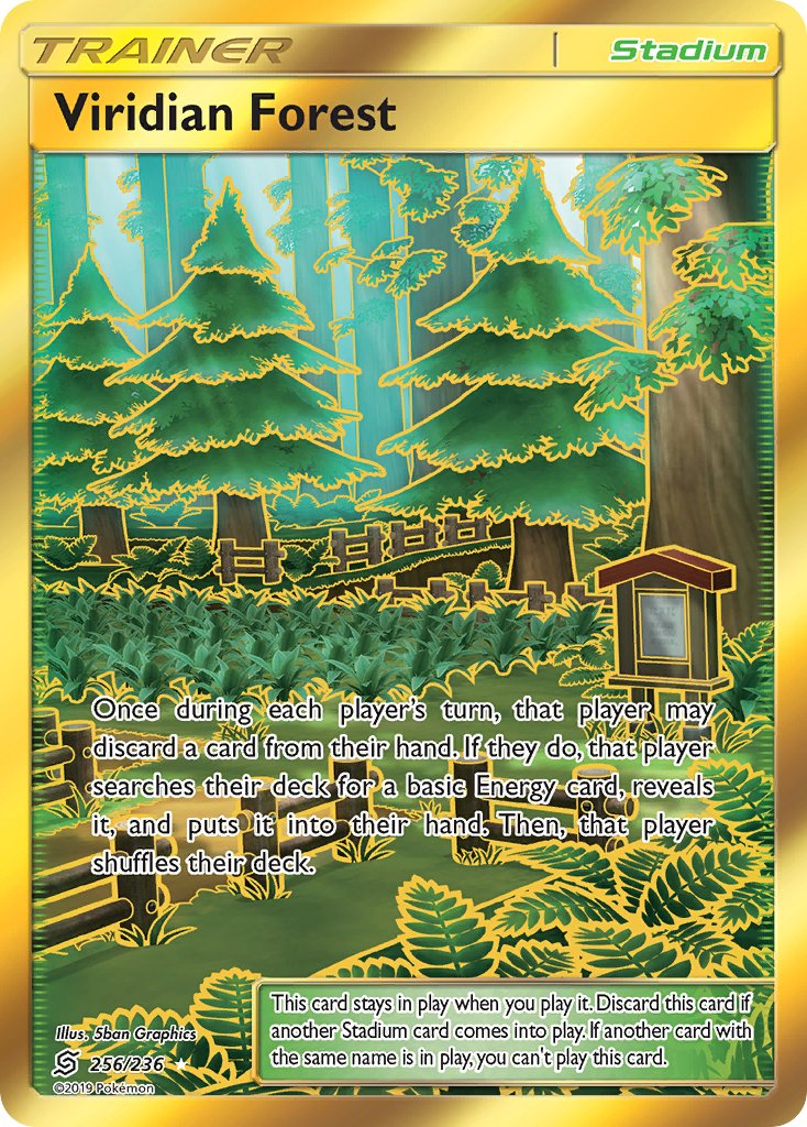 Viridian Forest Pokémon card