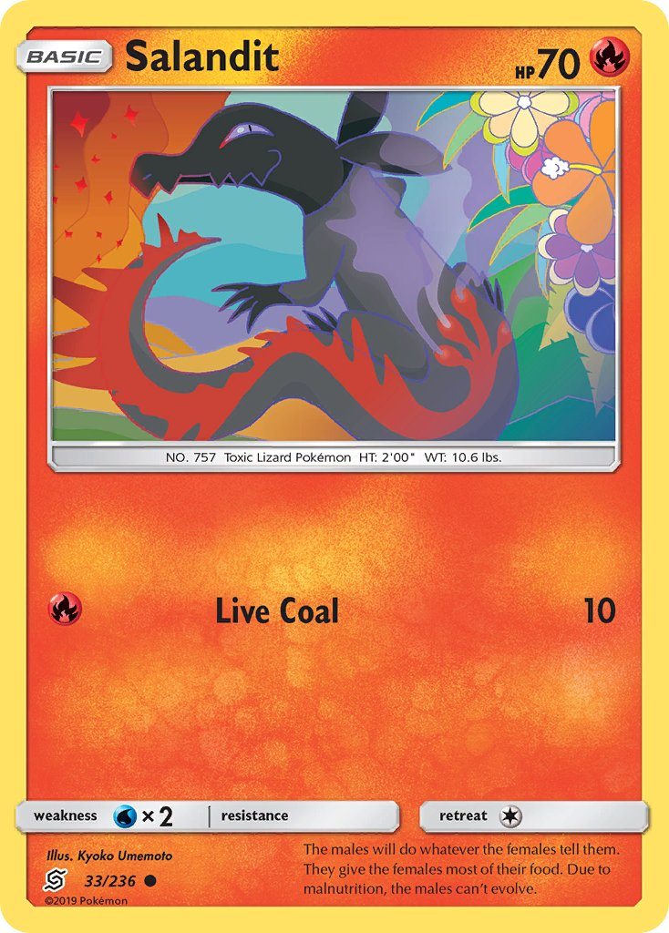 Salandit Pokémon card