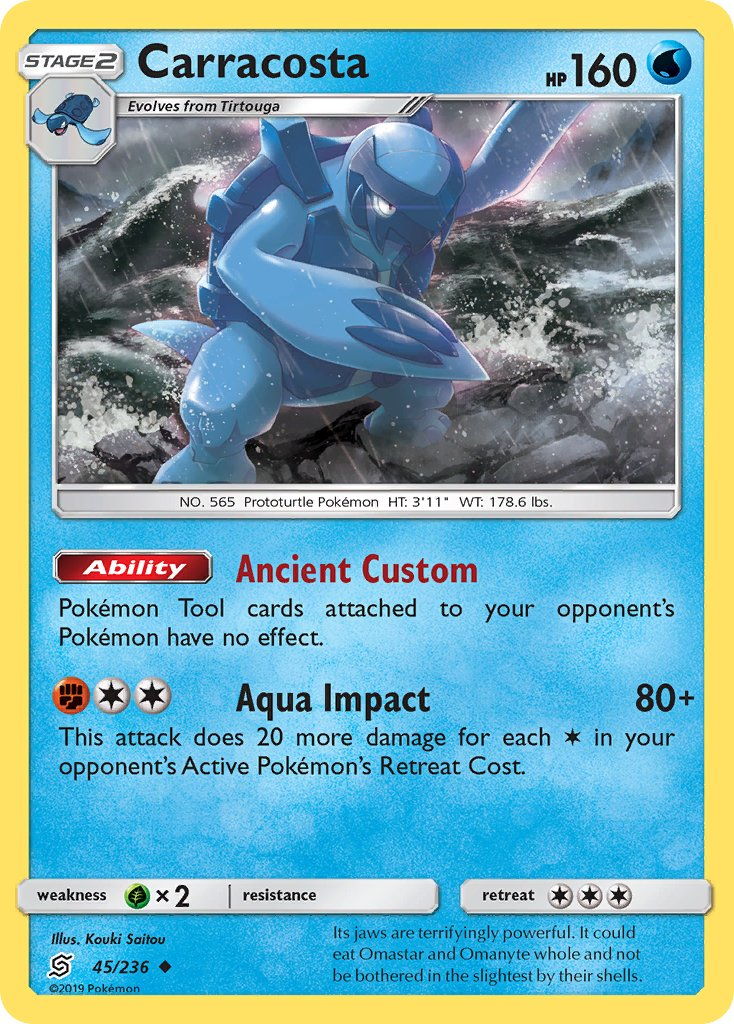 Carracosta Pokémon card