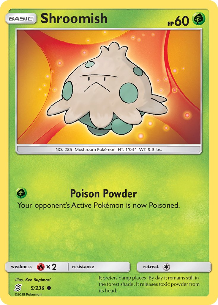 Shroomish Pokémon card