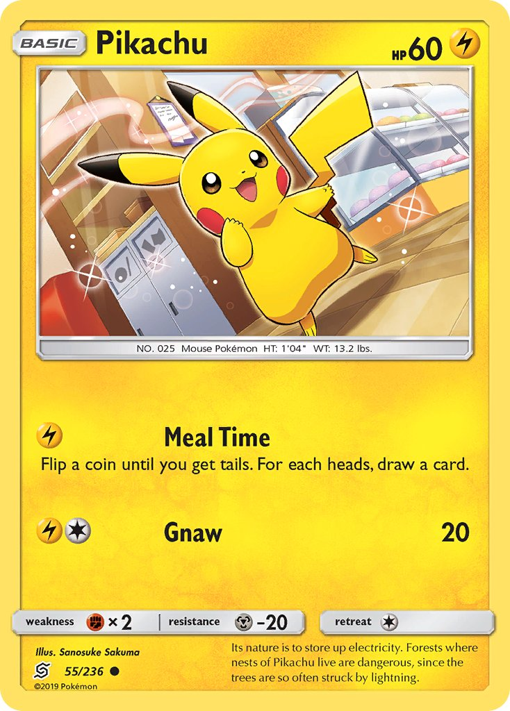 Pikachu Pokémon card
