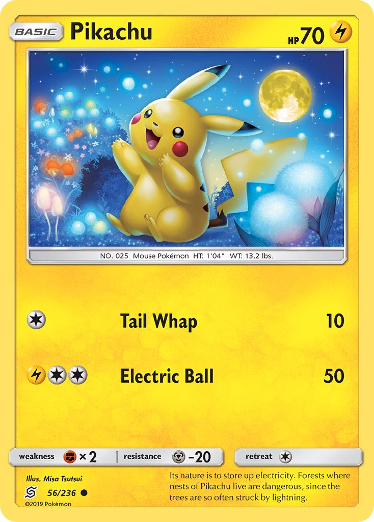 Pikachu Pokémon card
