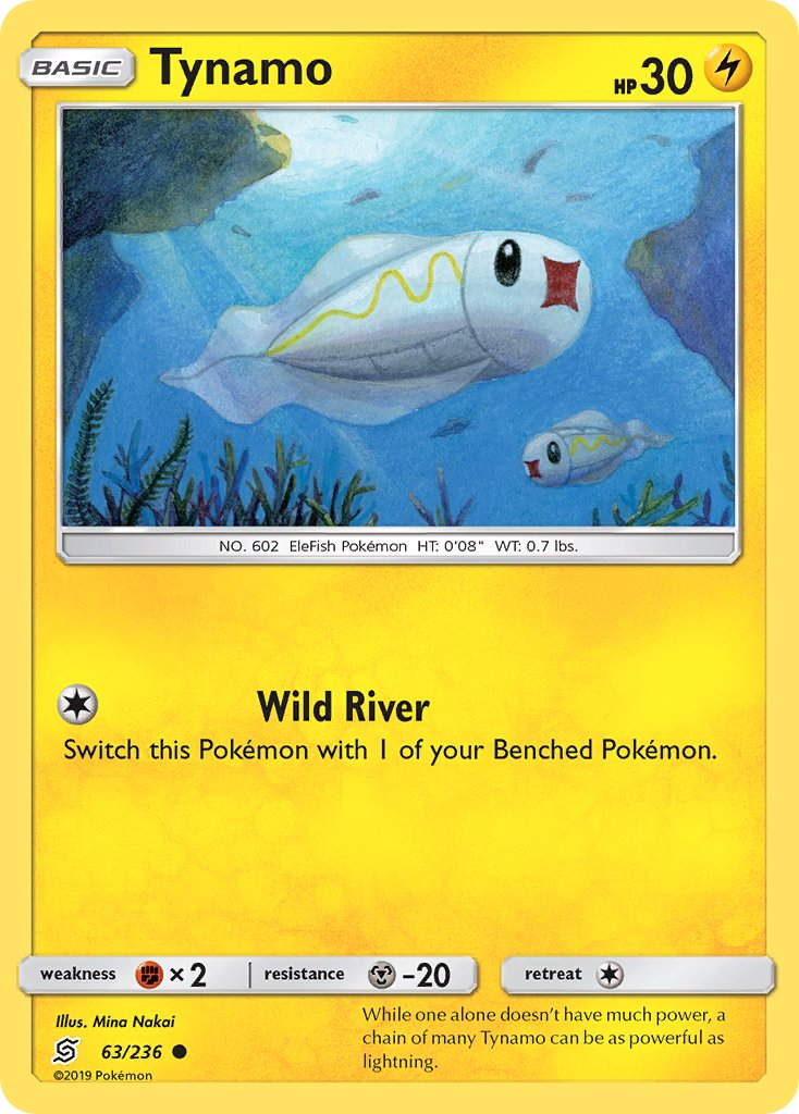 Tynamo Pokémon card