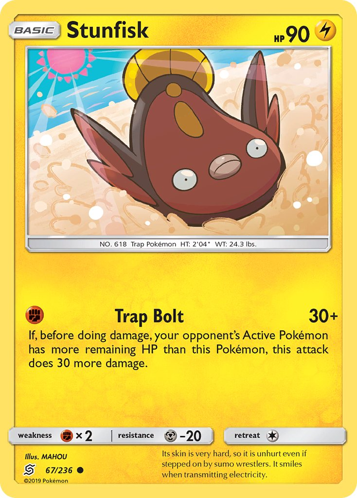 Stunfisk Pokémon card