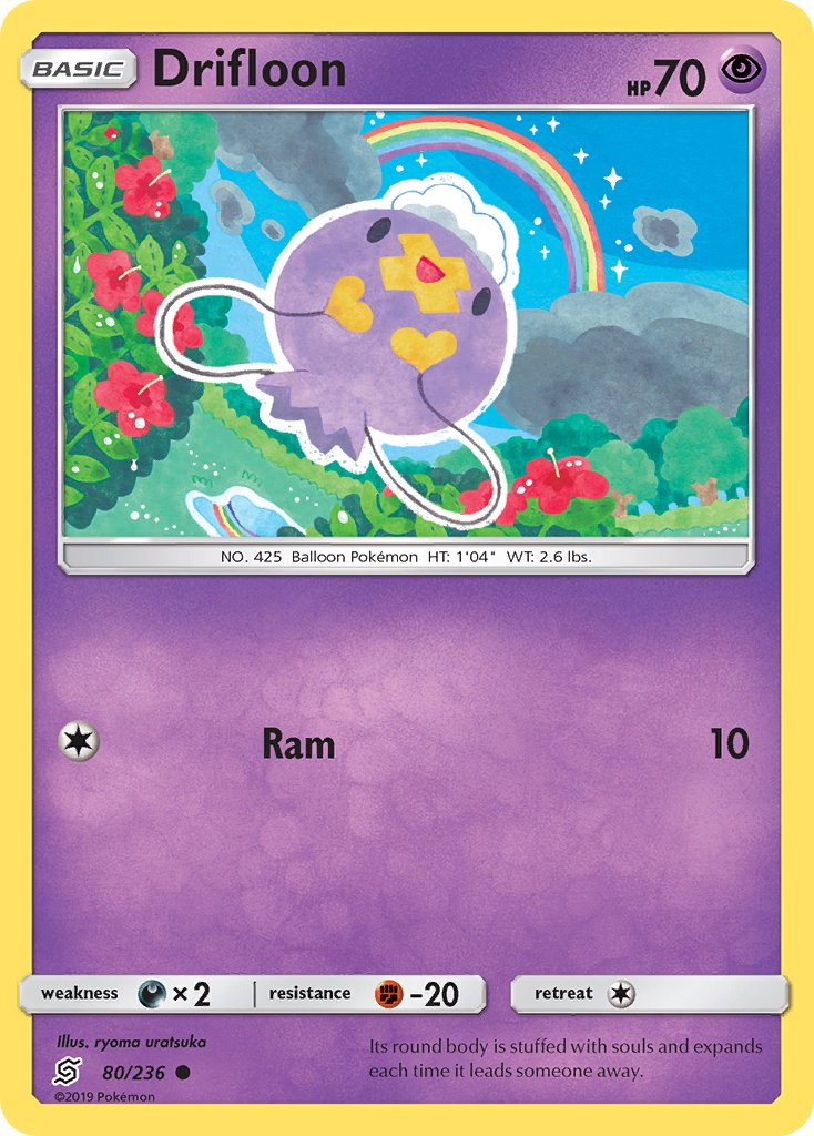 Drifloon Pokémon card