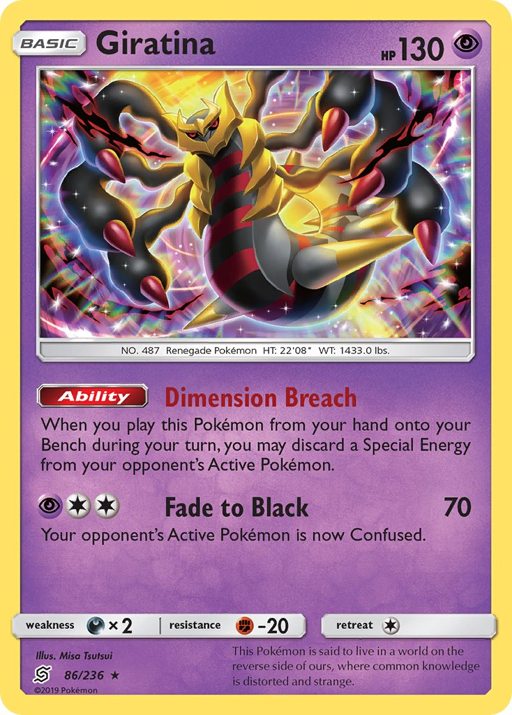 Giratina Pokémon card