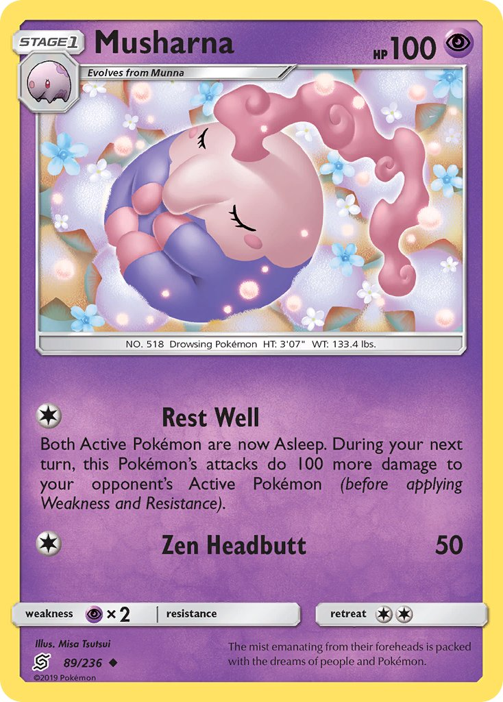 Musharna Pokémon card