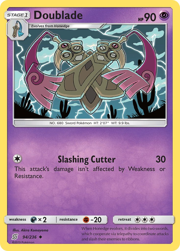 Doublade Pokémon card