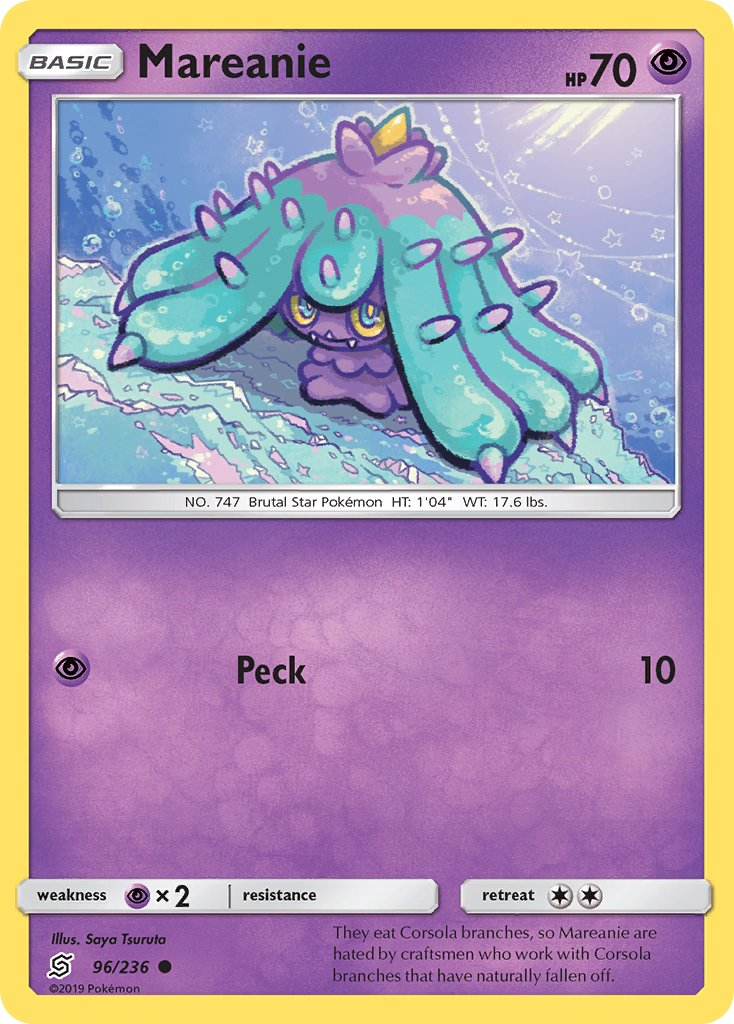 Mareanie Pokémon card